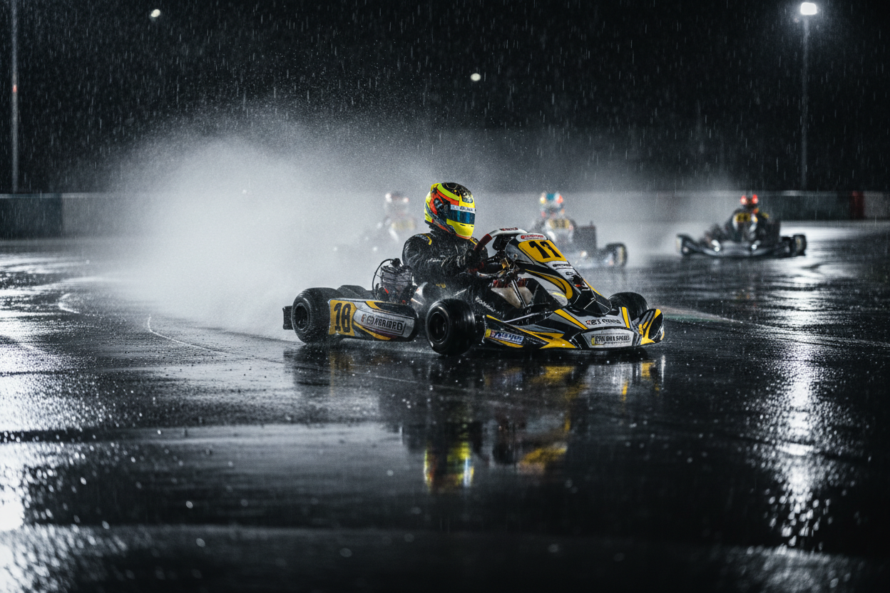 Comment régler son kart pour la pluie : guide pratique