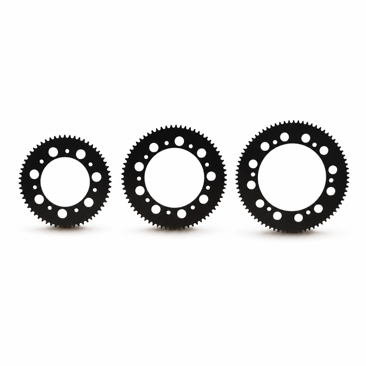 Kit 3 couronnes de chaîne 219 karting MyKartZone — dentures 68 à 85 dents, 2016 combinaisons