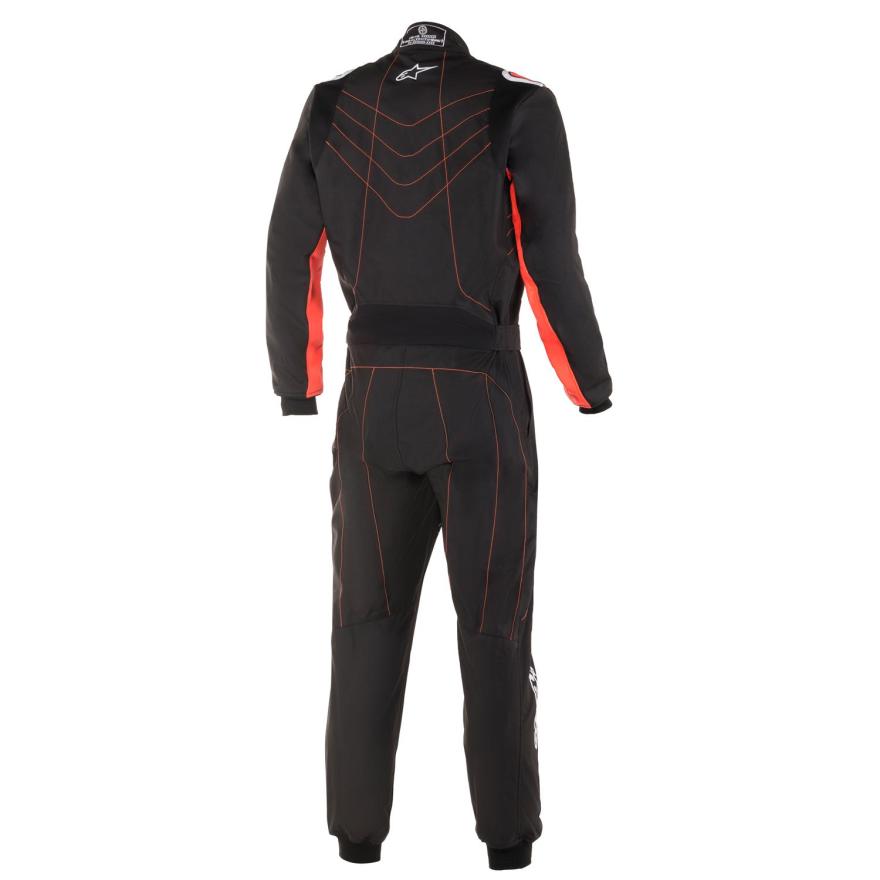 Alpinestars KMX-9 V3 — vue dos, épaulette F1 et tissu résistant à l'abrasion