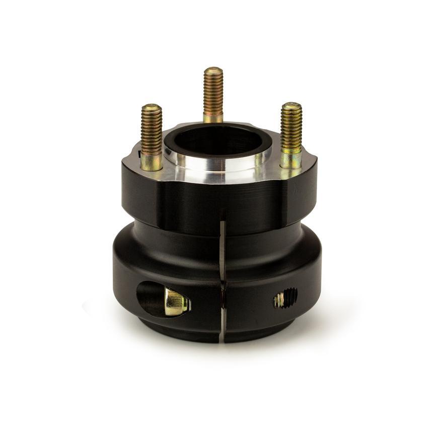 Moyeu arrière karting 50 mm aluminium anodisé — coloris noir D&M Kart Parts