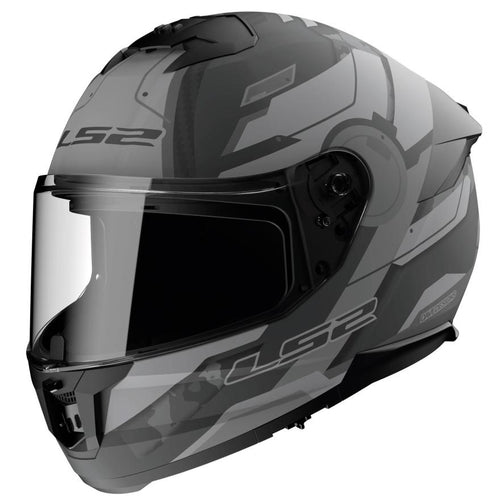 Casque intégral LS2 FF808 Stream II Shadow gris mat — homologué ECE 22.06