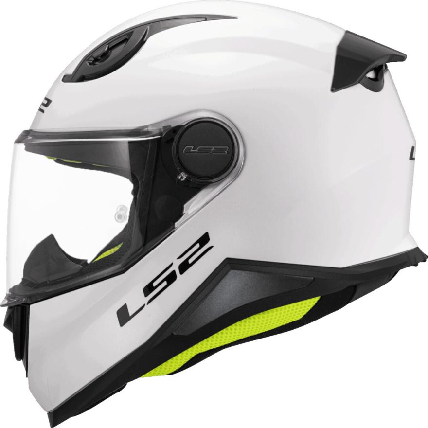 Casque karting enfant LS2 FF812 Kid — coloris blanc, homologué ECE 22.06