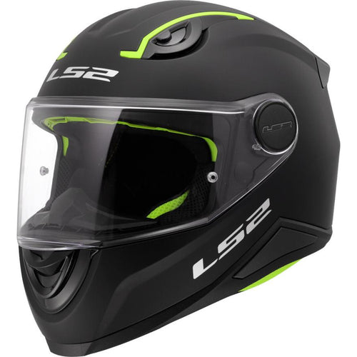 Casque karting enfant LS2 FF812 Kid — coloris noir, jeune pilote