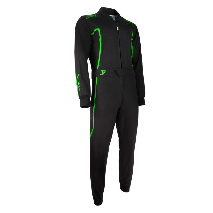 Combinaison karting IMOLA RS2 Speed Racewear — détail dos et empiècements stretch