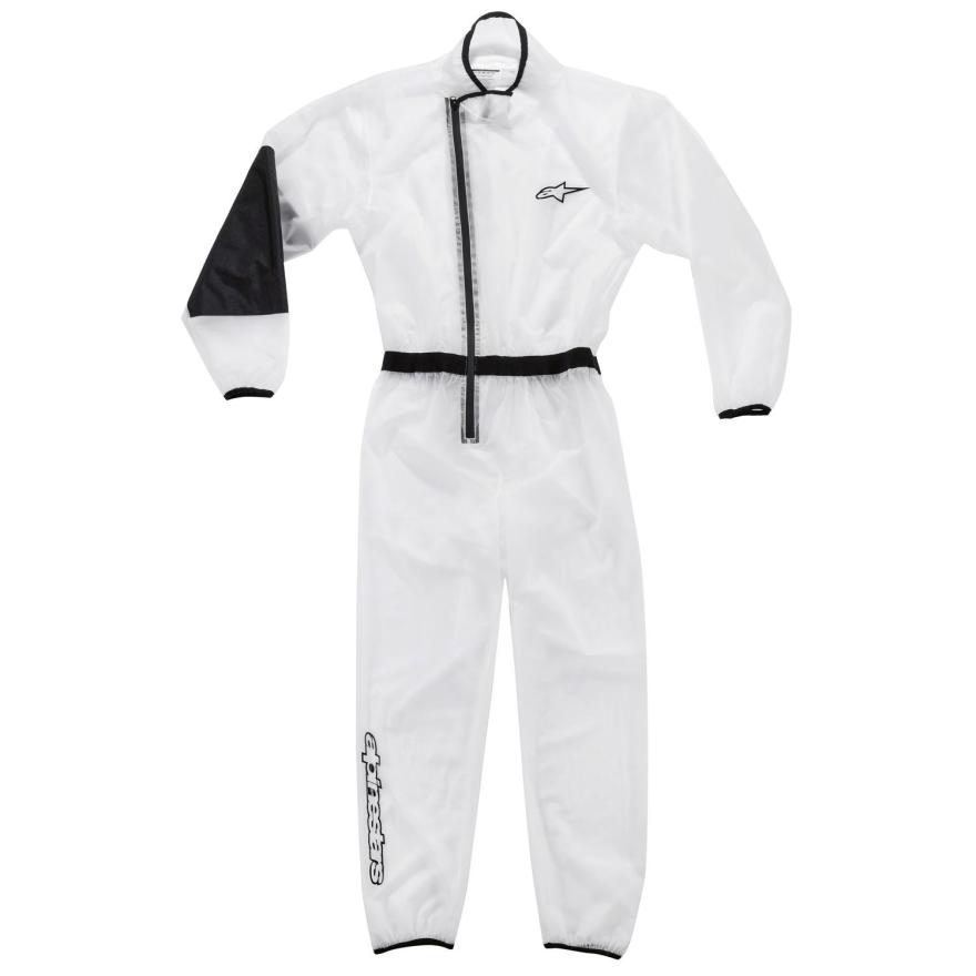 Combinaison pluie karting Alpinestars transparente – imperméable coutures soudées