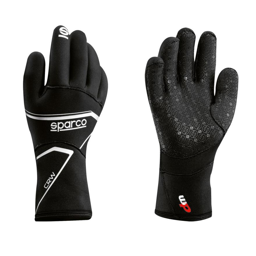 Gant pluie karting Sparco CRW — néoprène impérméable, tailles XS à XL