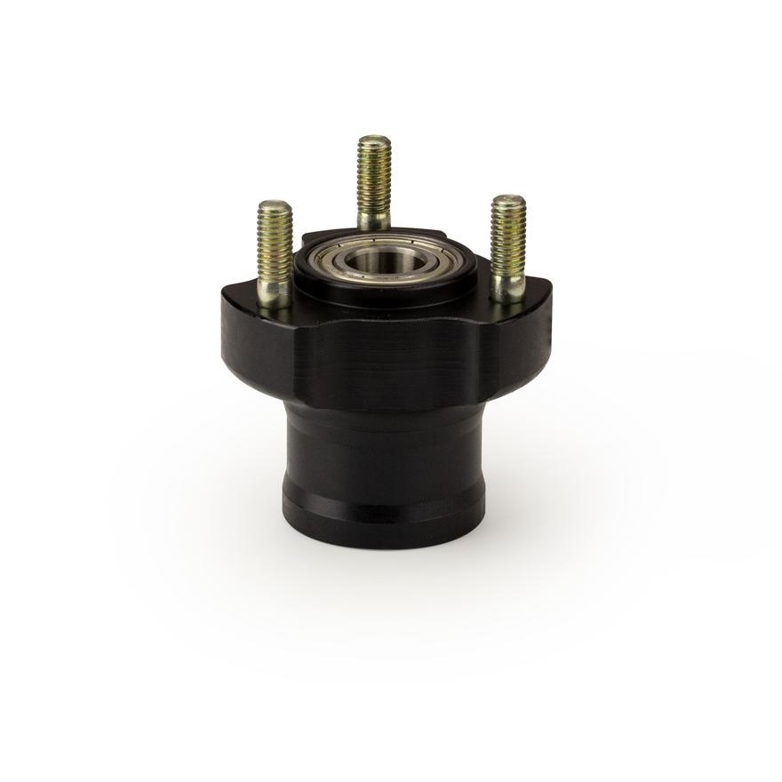 Moyeu avant karting 17 mm MyKartZone — largeurs 55, 75 et 95 mm disponibles