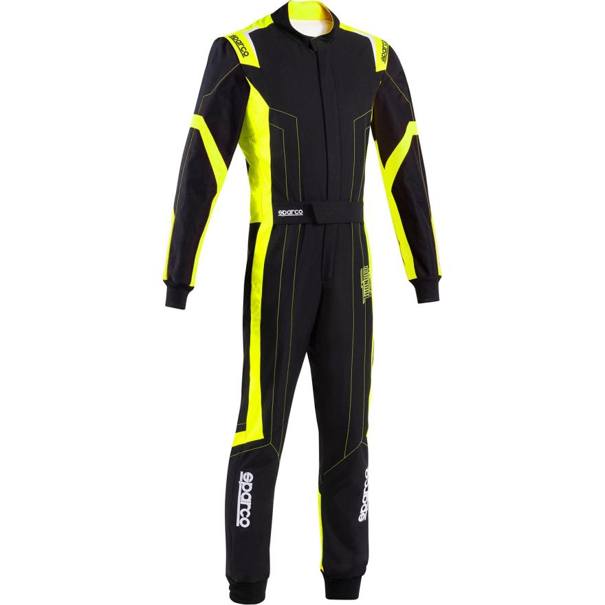 Combinaison Sparco Thunder Advanced — col abaissé et fermeture éclair dissimulée