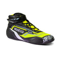 Chaussures karting Sparco K-Rock noir jaune fluo – bottines kart mesh 3D