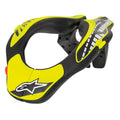 Support de cou Youth Alpinestars noir jaune karting enfant
