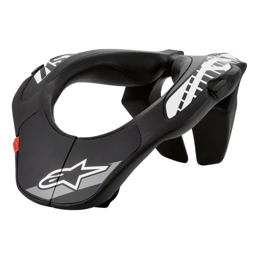 Support de cou Youth Alpinestars noir blanc protection cervicale karting